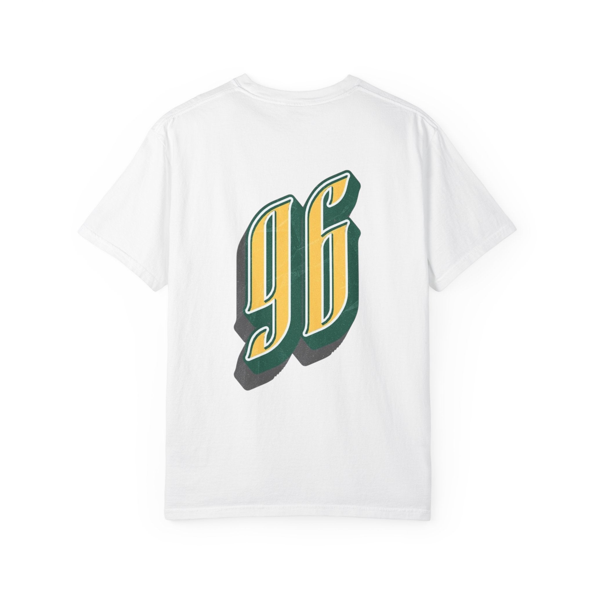 Vintage '96 Graphic Tee — Retro Number 96 Shirt with Sunglasses Emoticon