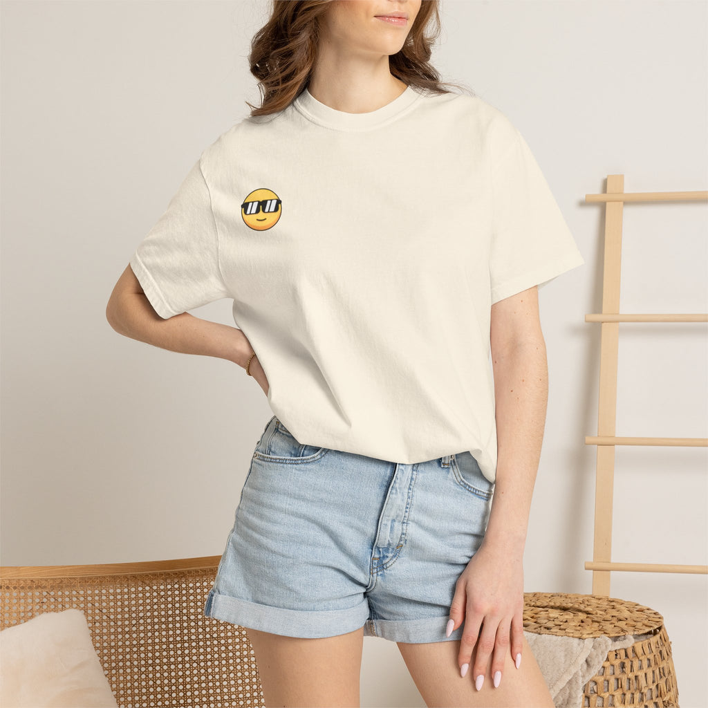 Vintage '96 Graphic Tee — Retro Number 96 Shirt with Sunglasses Emoticon