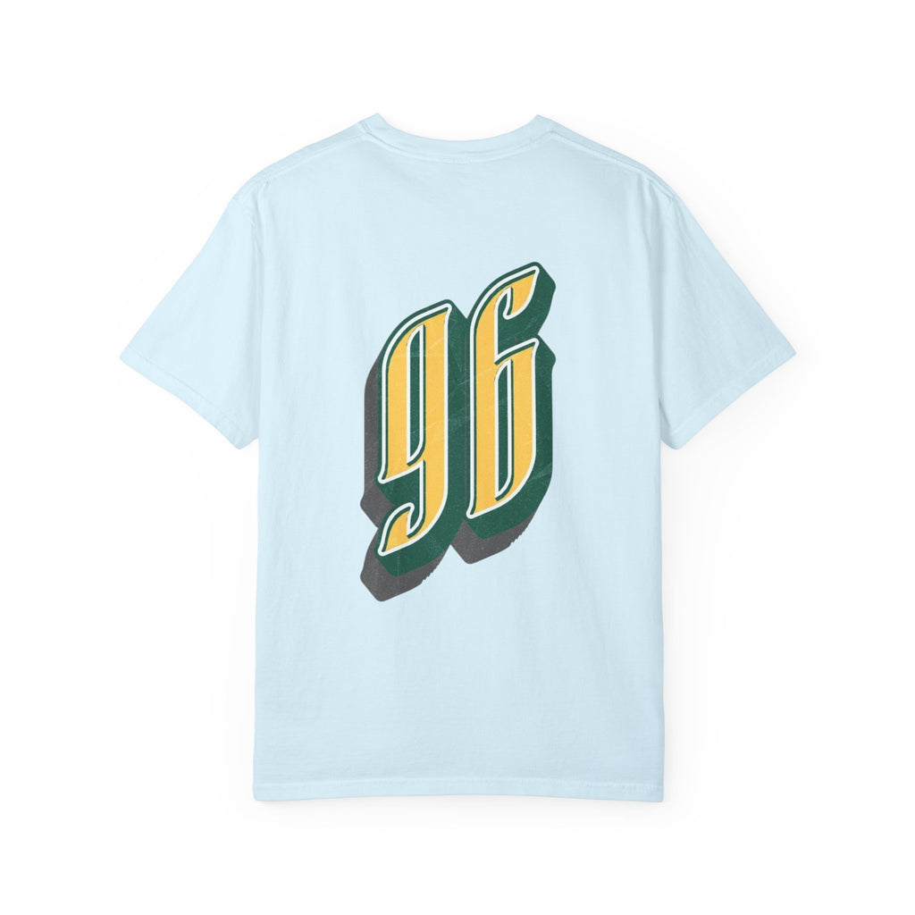 Vintage '96 Graphic Tee — Retro Number 96 Shirt with Sunglasses Emoticon