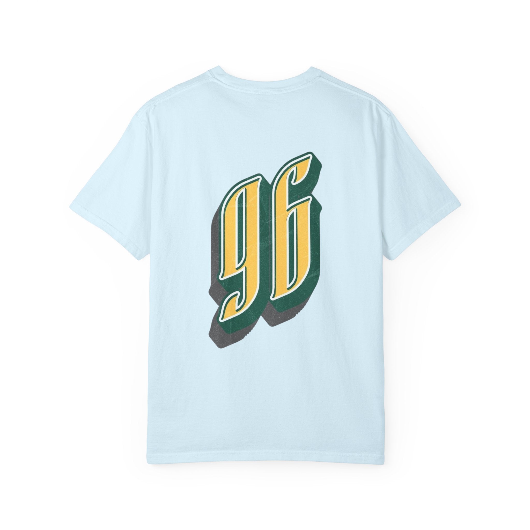 Vintage '96 Graphic Tee — Retro Number 96 Shirt with Sunglasses Emoticon