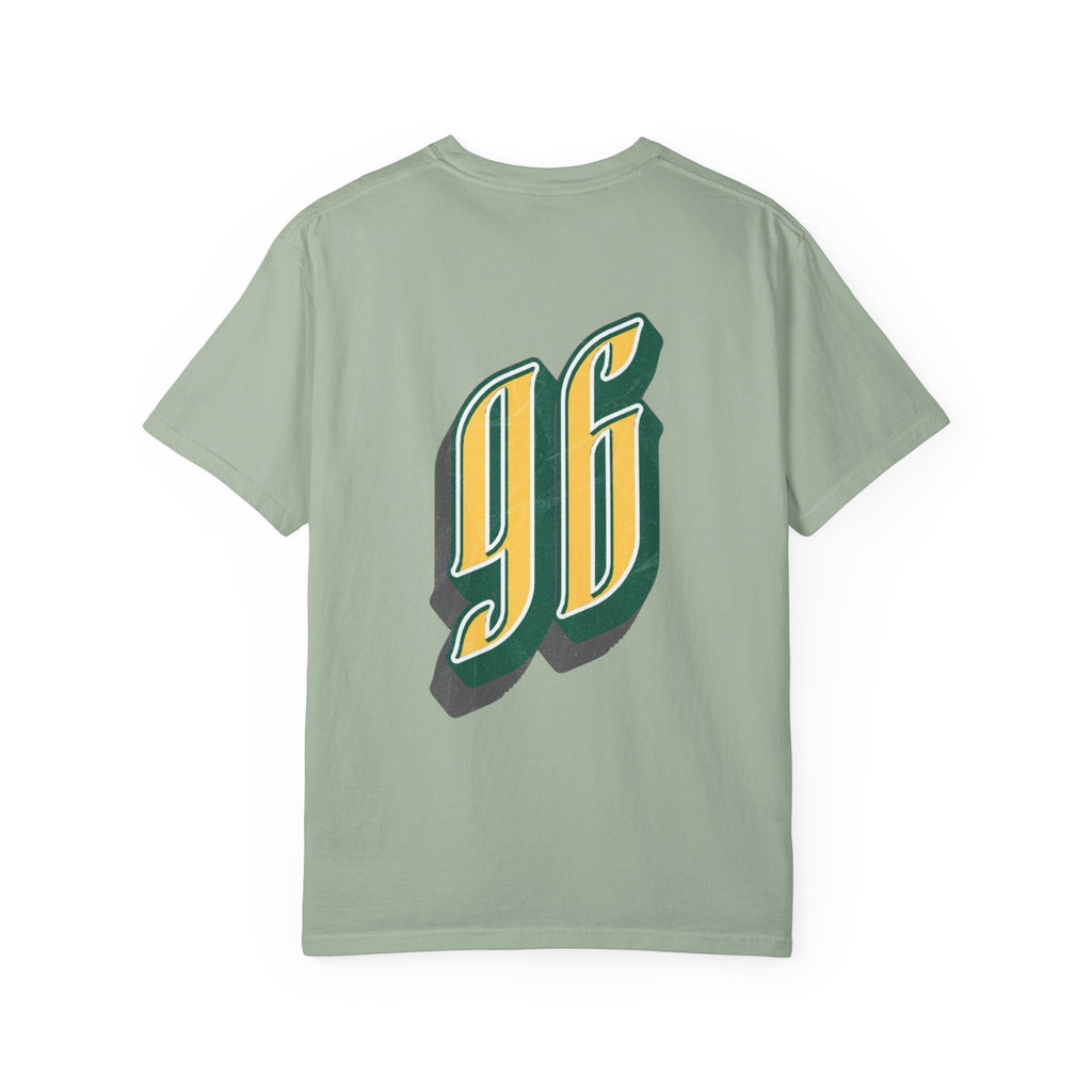 Vintage '96 Graphic Tee — Retro Number 96 Shirt with Sunglasses Emoticon