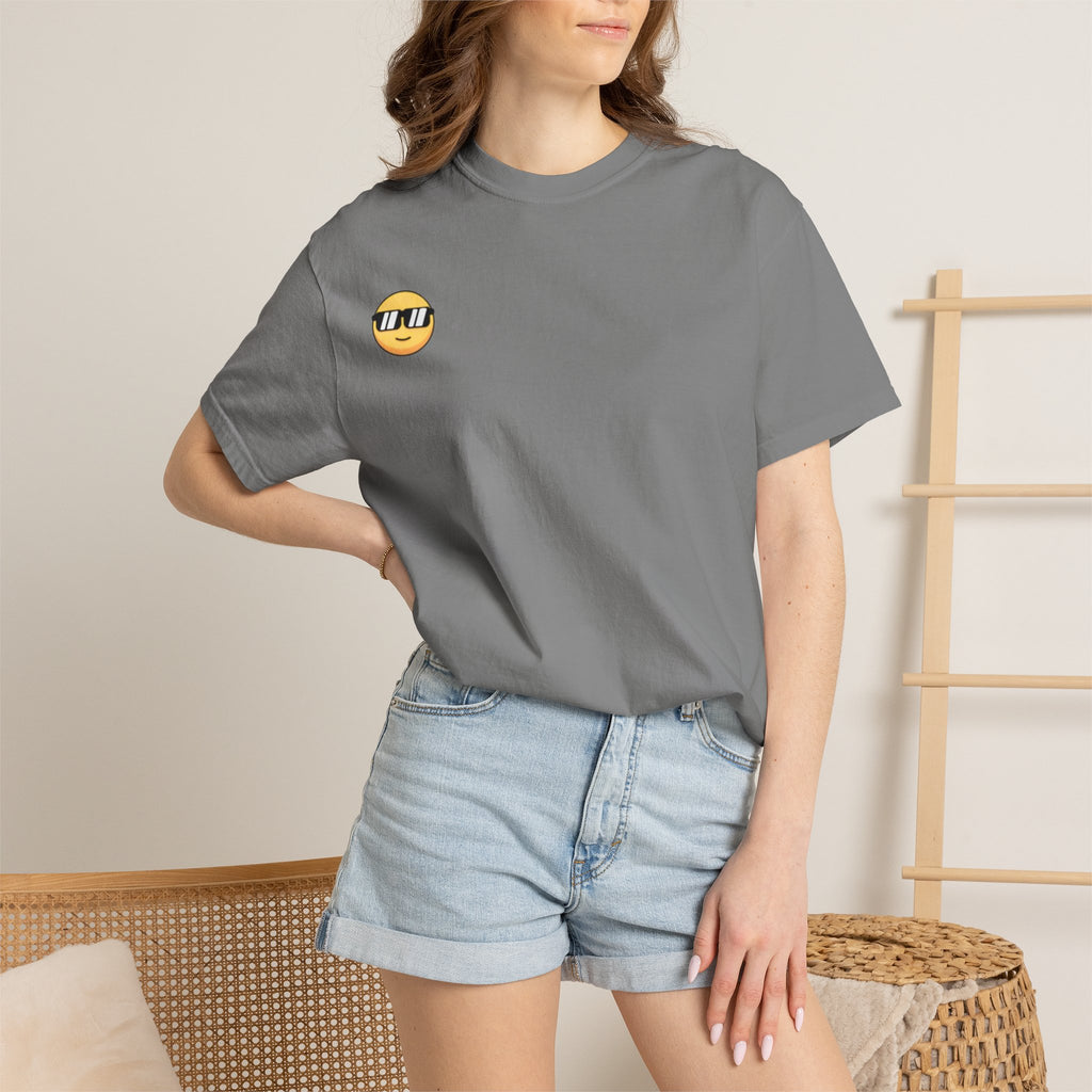 Vintage '96 Graphic Tee — Retro Number 96 Shirt with Sunglasses Emoticon