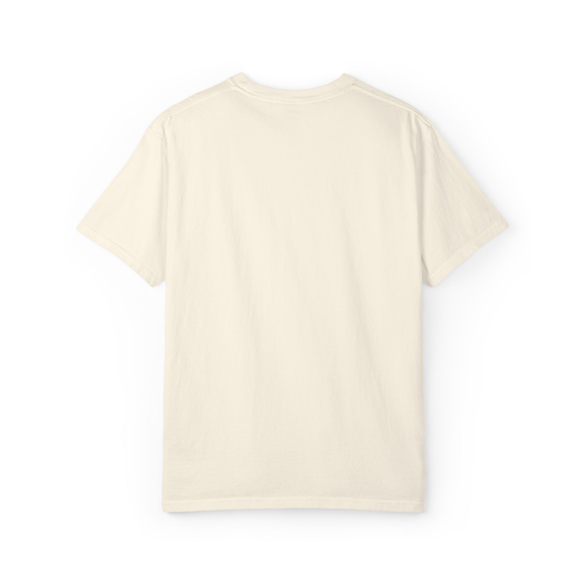 T-Shirt — Minimal "happy" Chest Script Tee