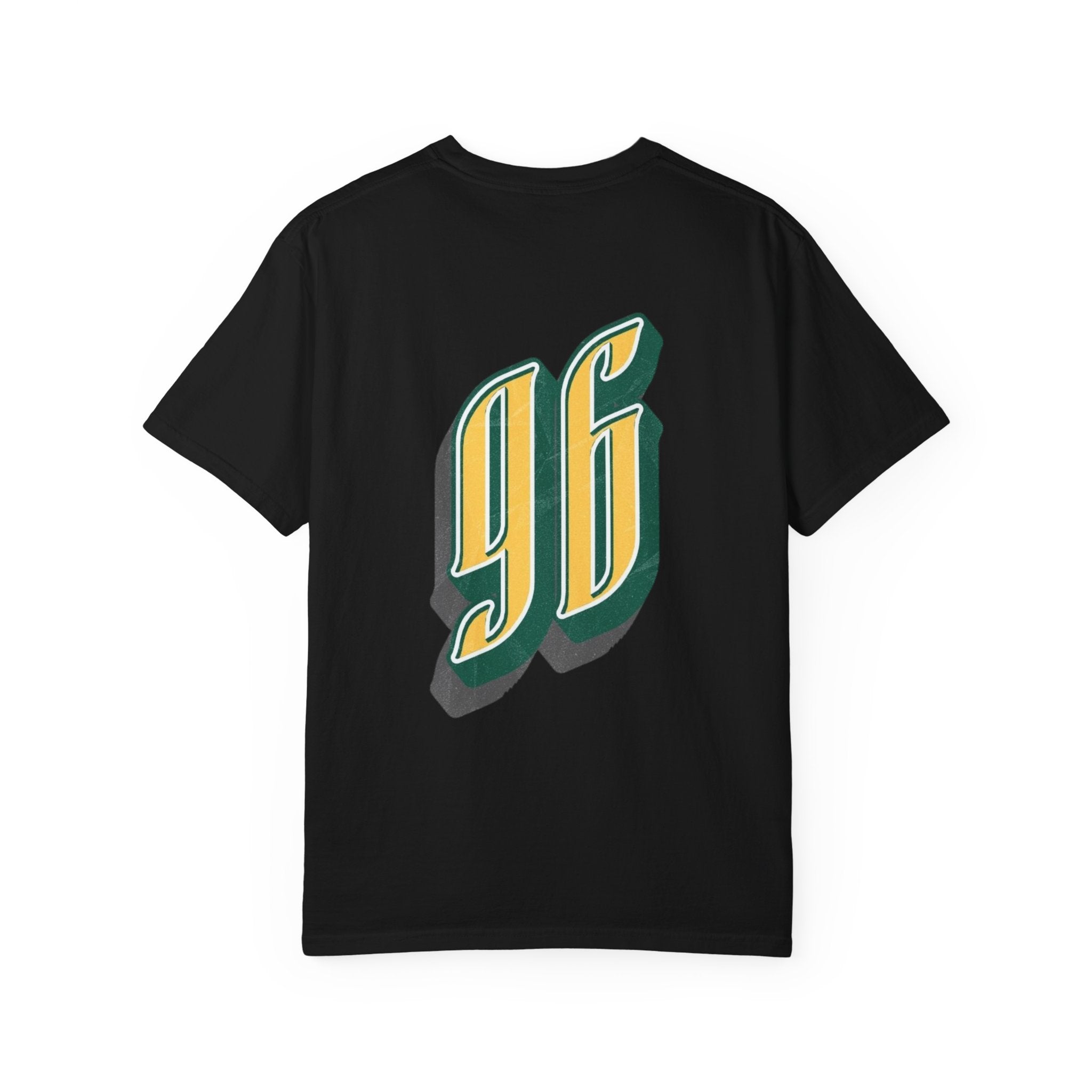 Vintage '96 Graphic Tee — Retro Number 96 Shirt with Sunglasses Emoticon