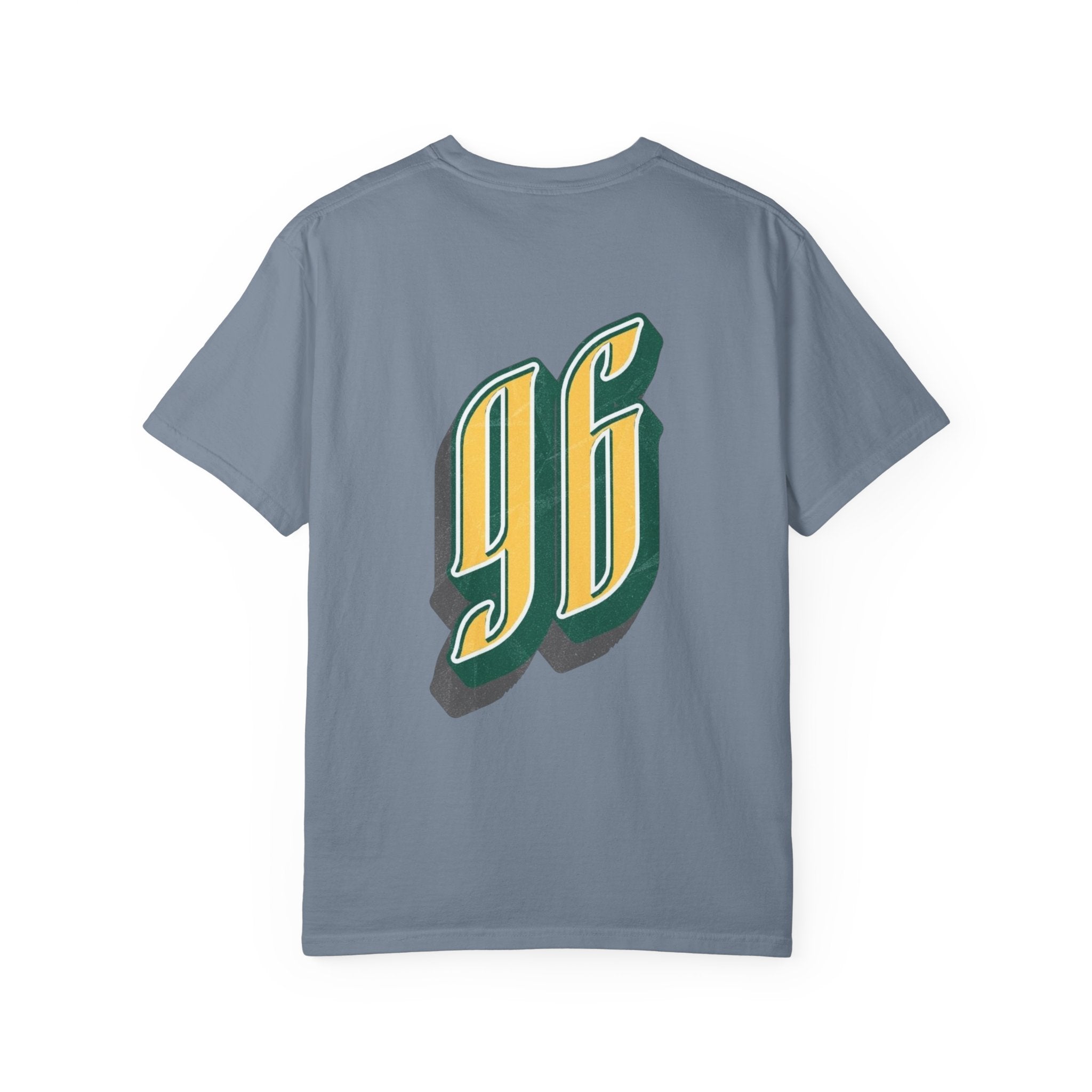 Vintage '96 Graphic Tee — Retro Number 96 Shirt with Sunglasses Emoticon