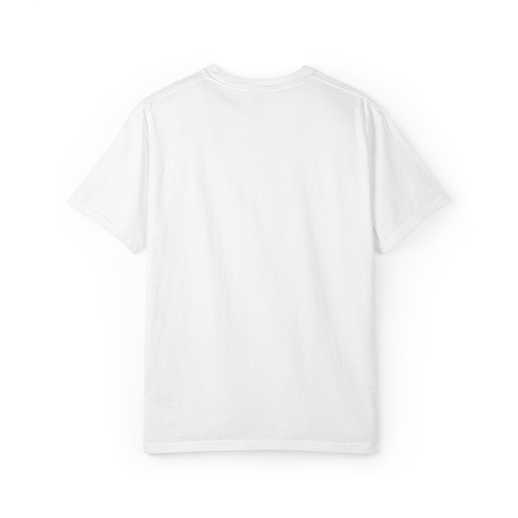 T-Shirt — Minimal "happy" Chest Script Tee