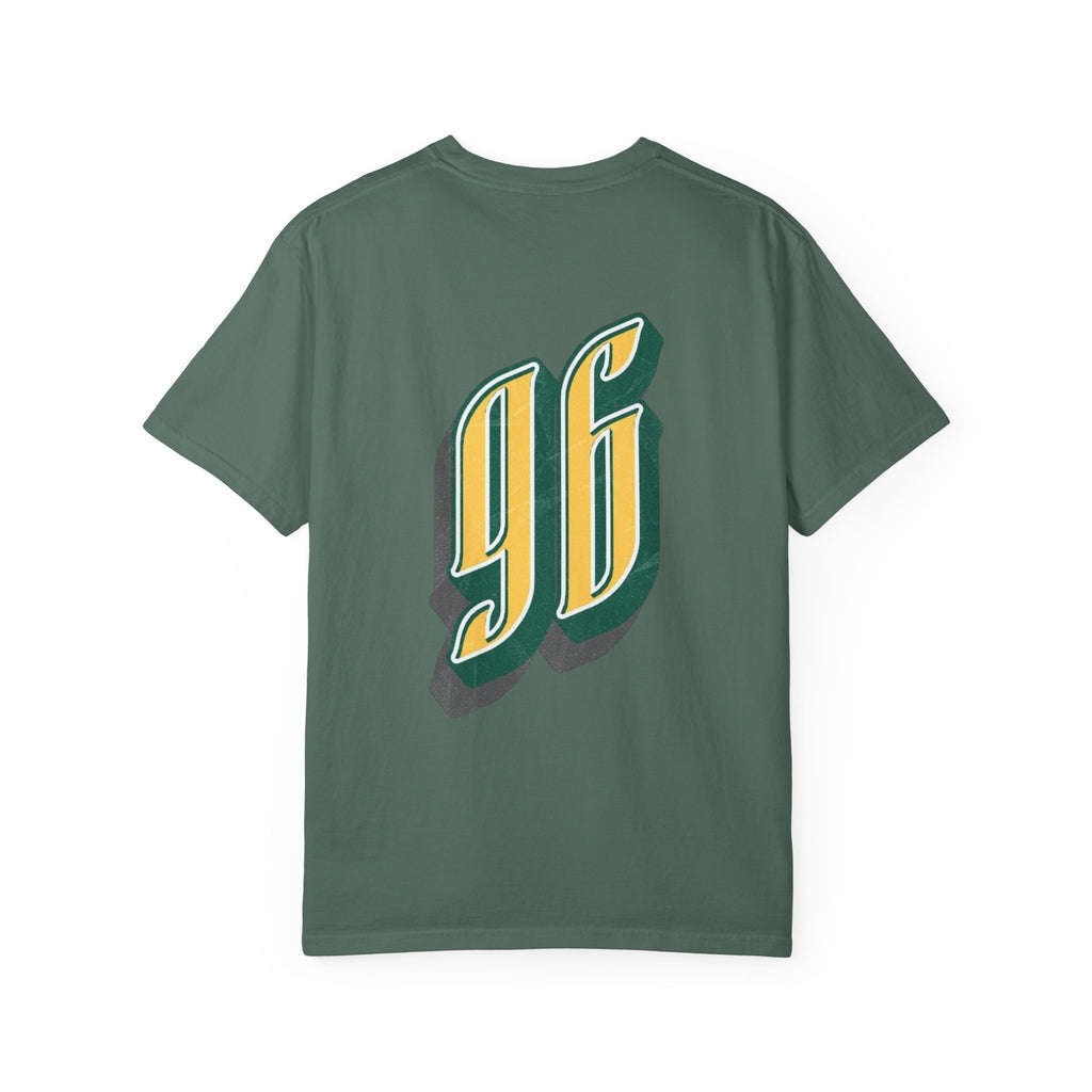 Vintage '96 Graphic Tee — Retro Number 96 Shirt with Sunglasses Emoticon