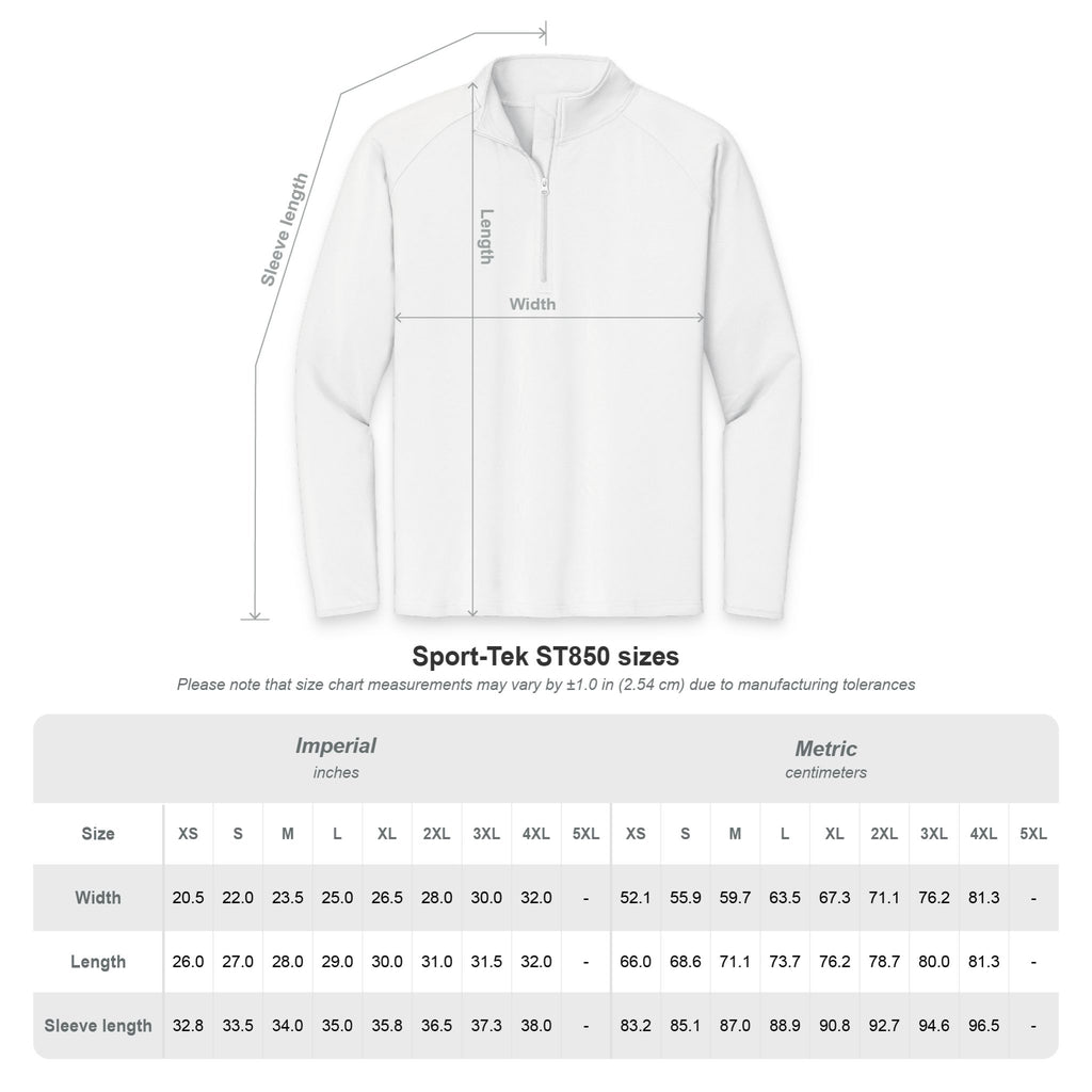 Embroidered ‘I Do’ Smiley Quarter-Zip Pullover