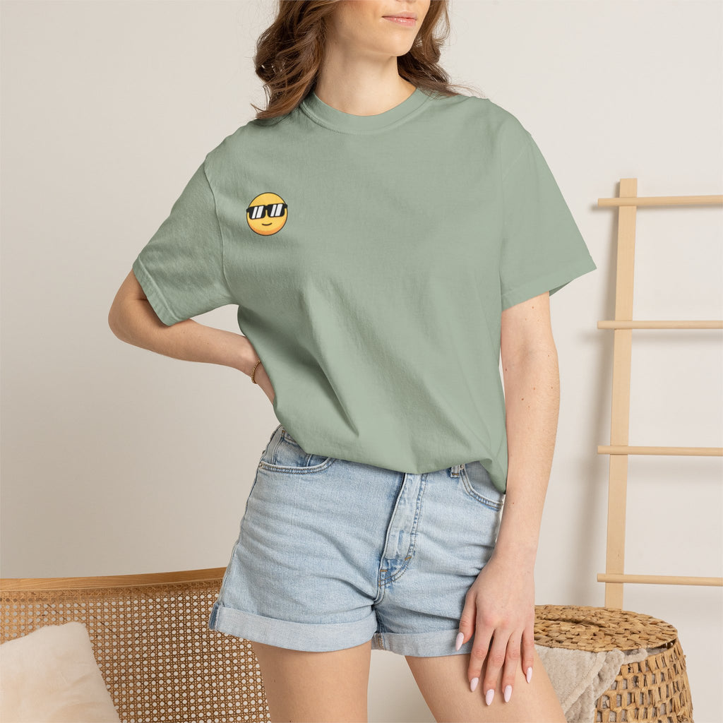 Vintage '96 Graphic Tee — Retro Number 96 Shirt with Sunglasses Emoticon