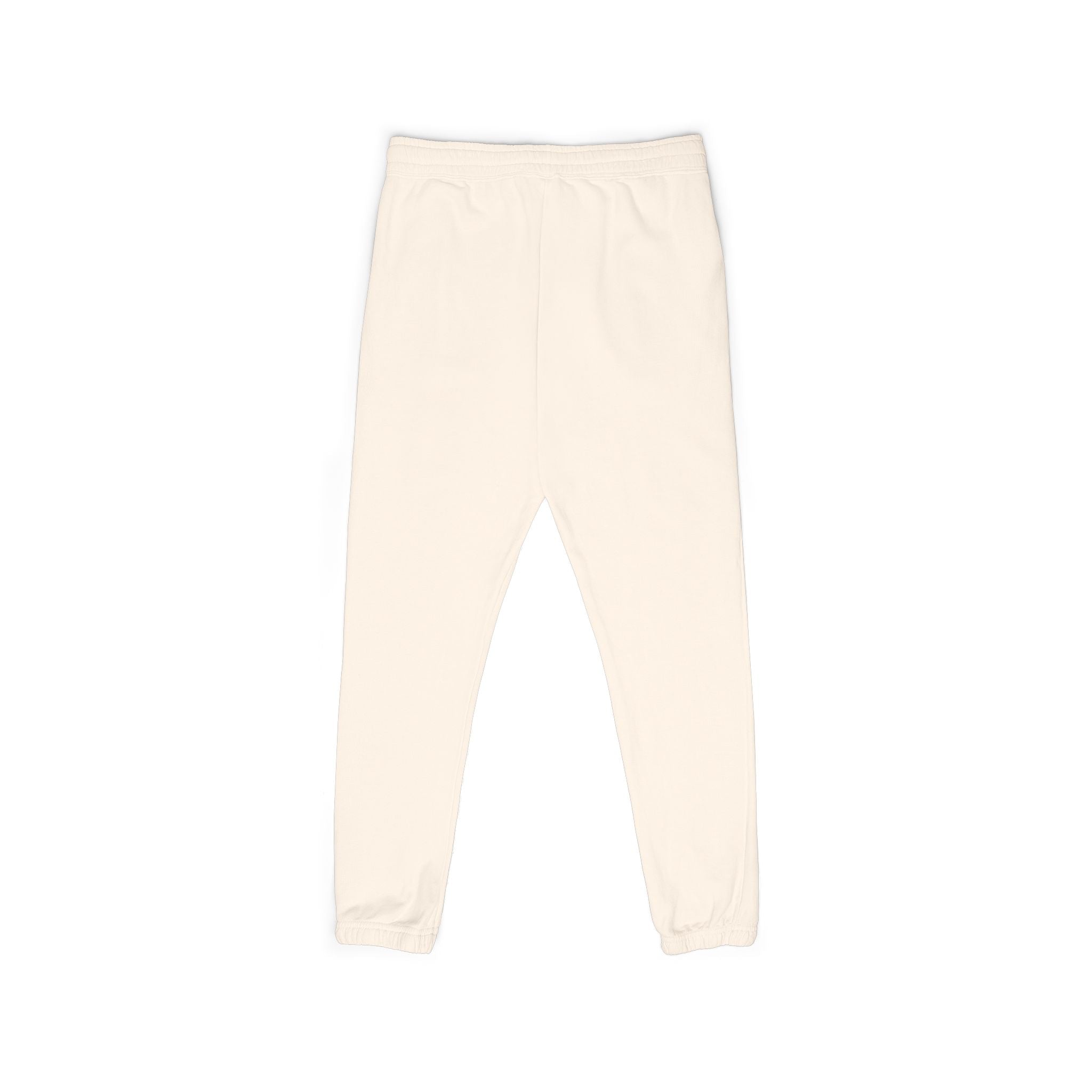 Cozy Olive Fleece Sweatpants with Minimal Mountain Logo