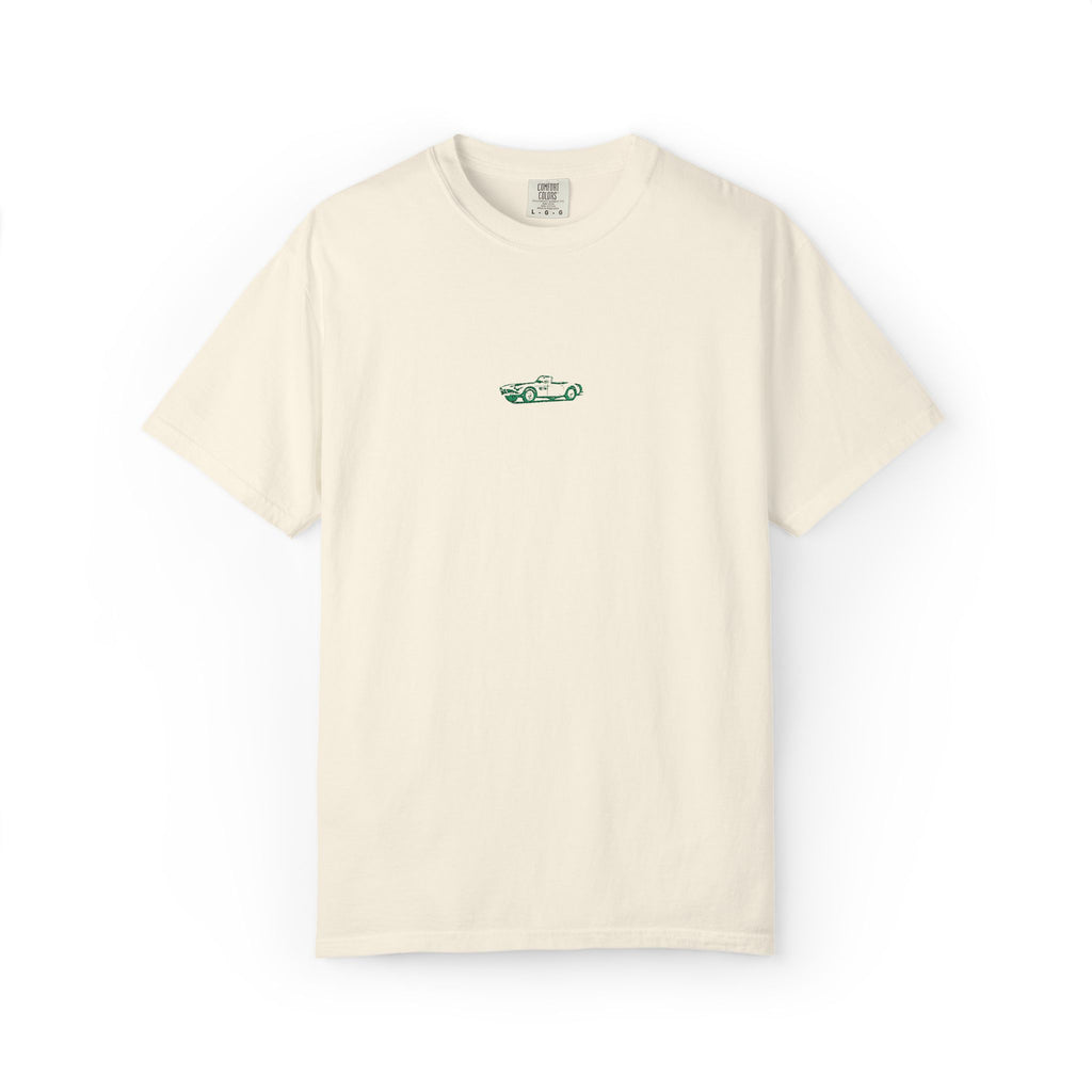 Vintage Green Surfboard T-Shirt — Small Chest Logo
