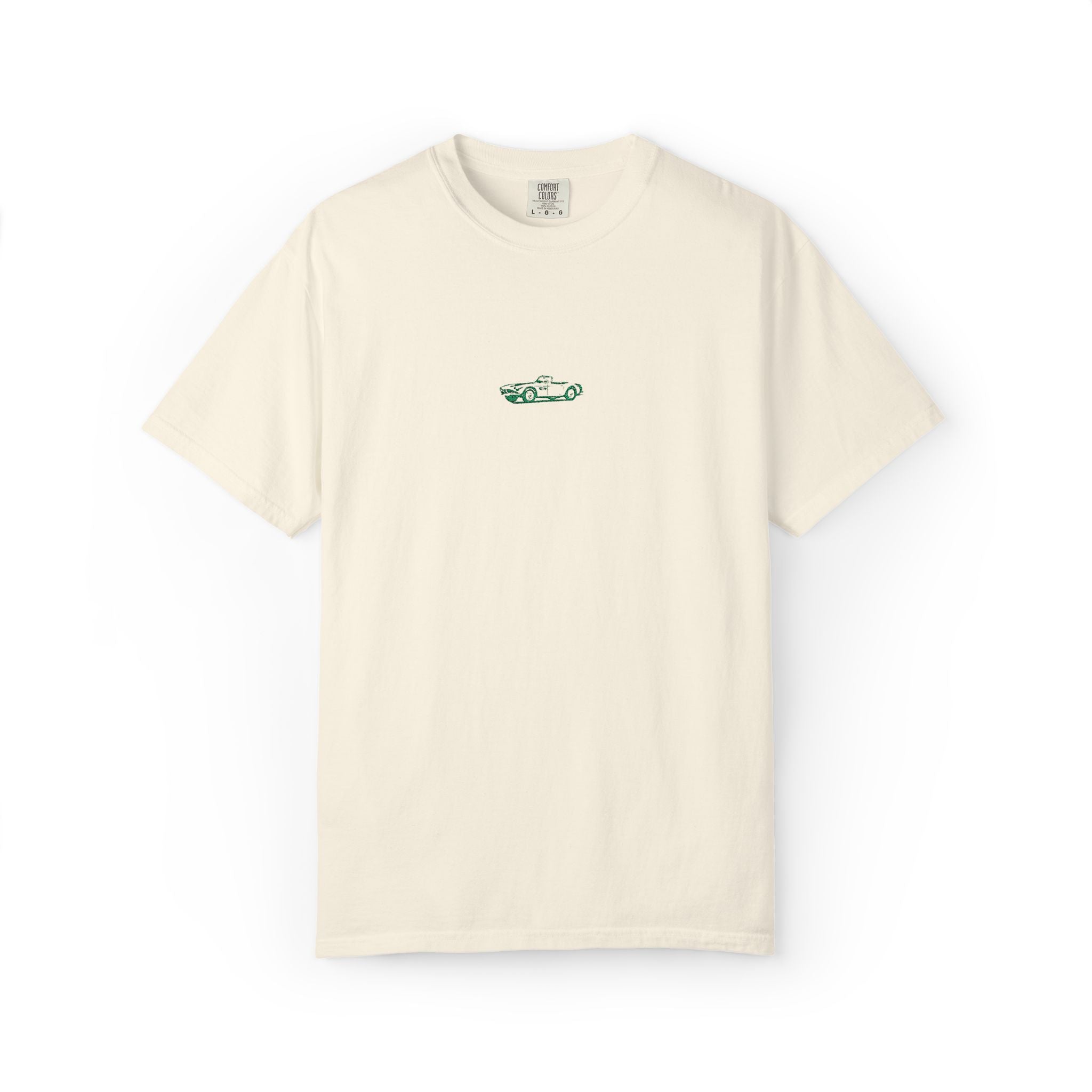 Vintage Green Surfboard T-Shirt — Small Chest Logo