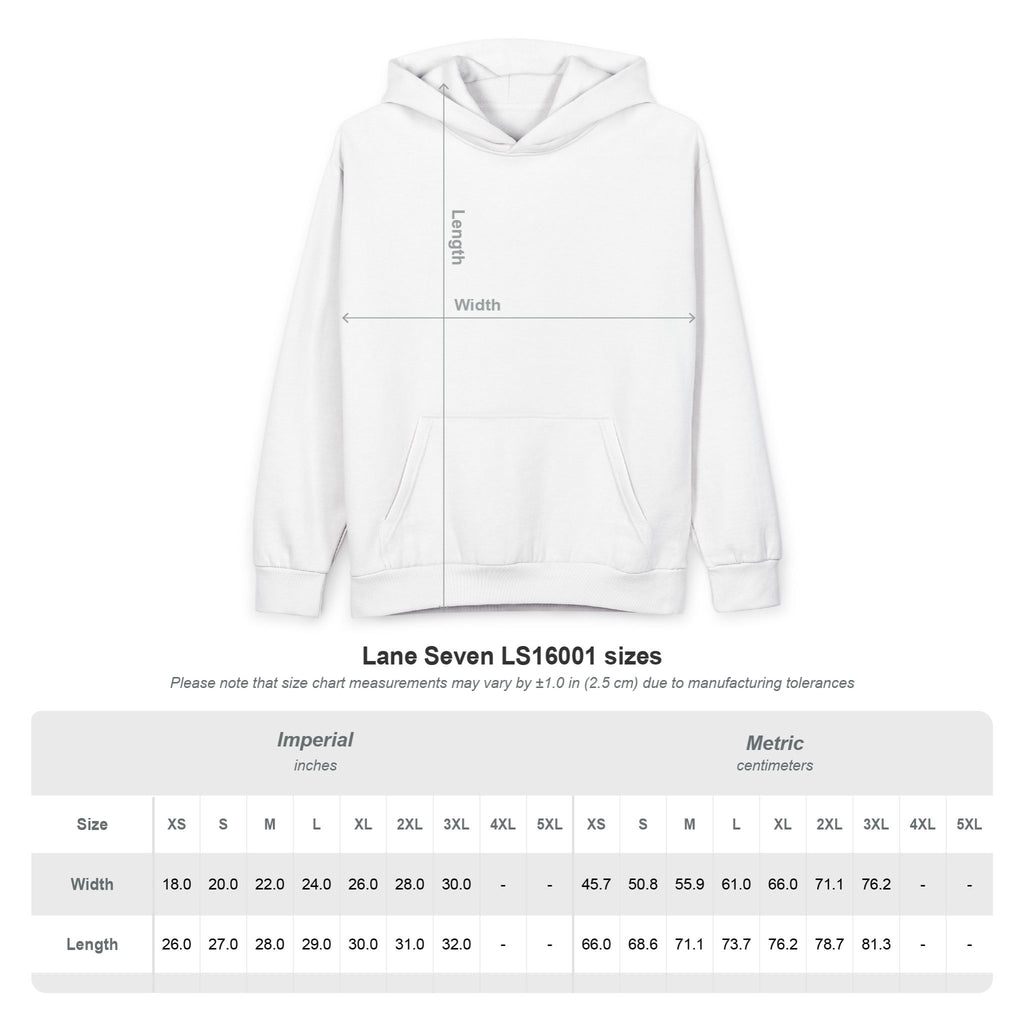 Hoodie - Minimal Black Patrol Car Graphic Pullover