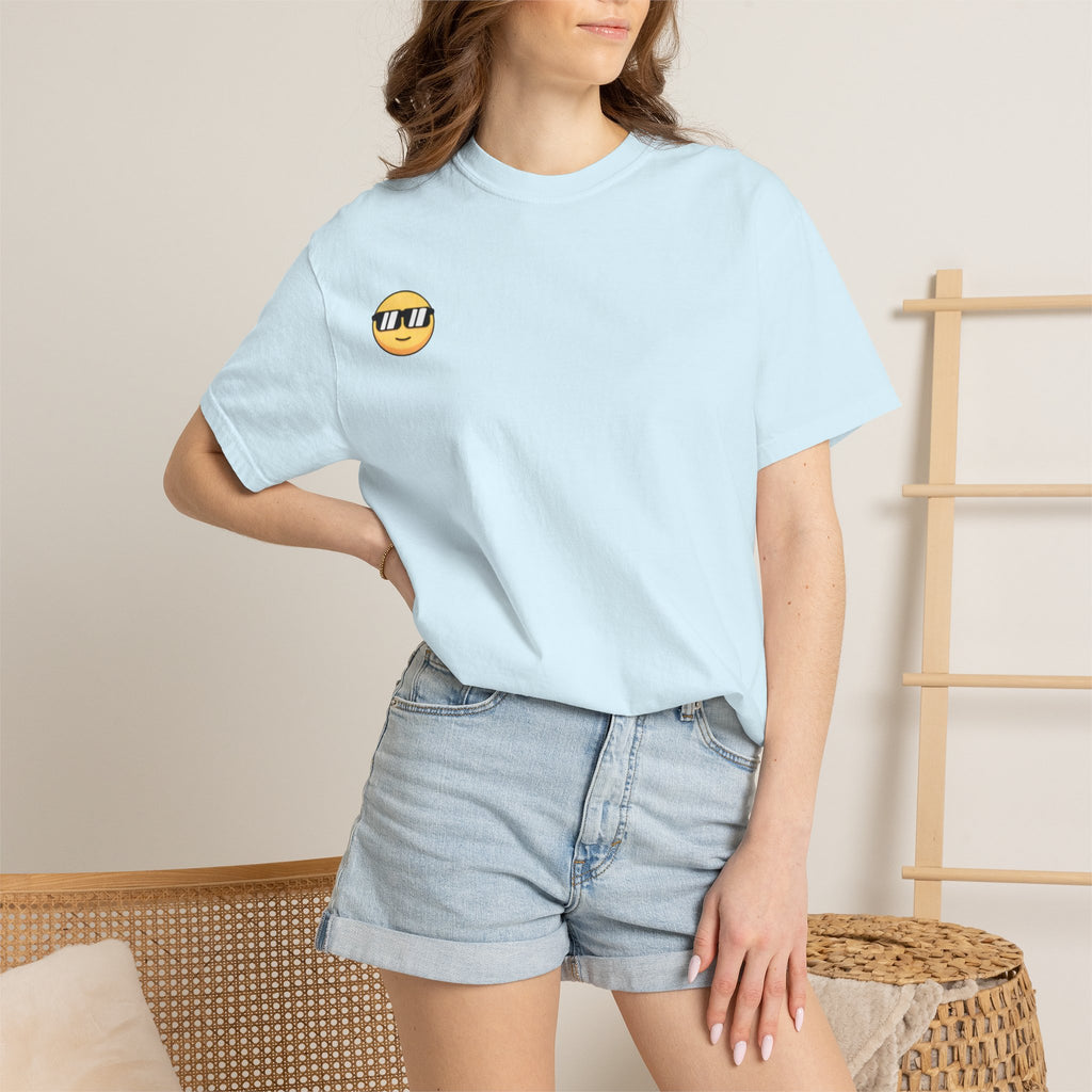 Vintage '96 Graphic Tee — Retro Number 96 Shirt with Sunglasses Emoticon
