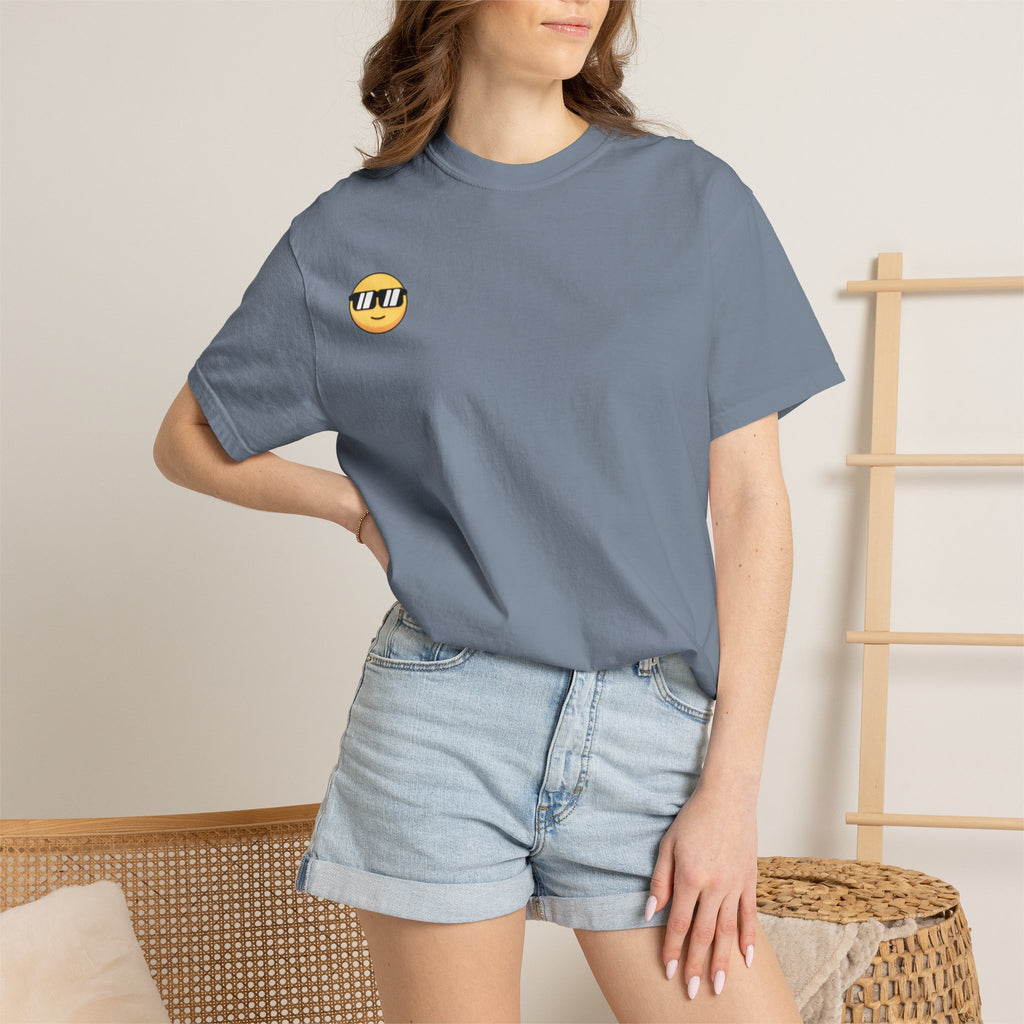 Vintage '96 Graphic Tee — Retro Number 96 Shirt with Sunglasses Emoticon