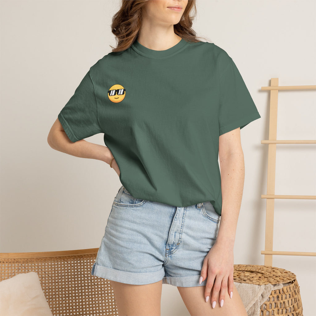 Vintage '96 Graphic Tee — Retro Number 96 Shirt with Sunglasses Emoticon