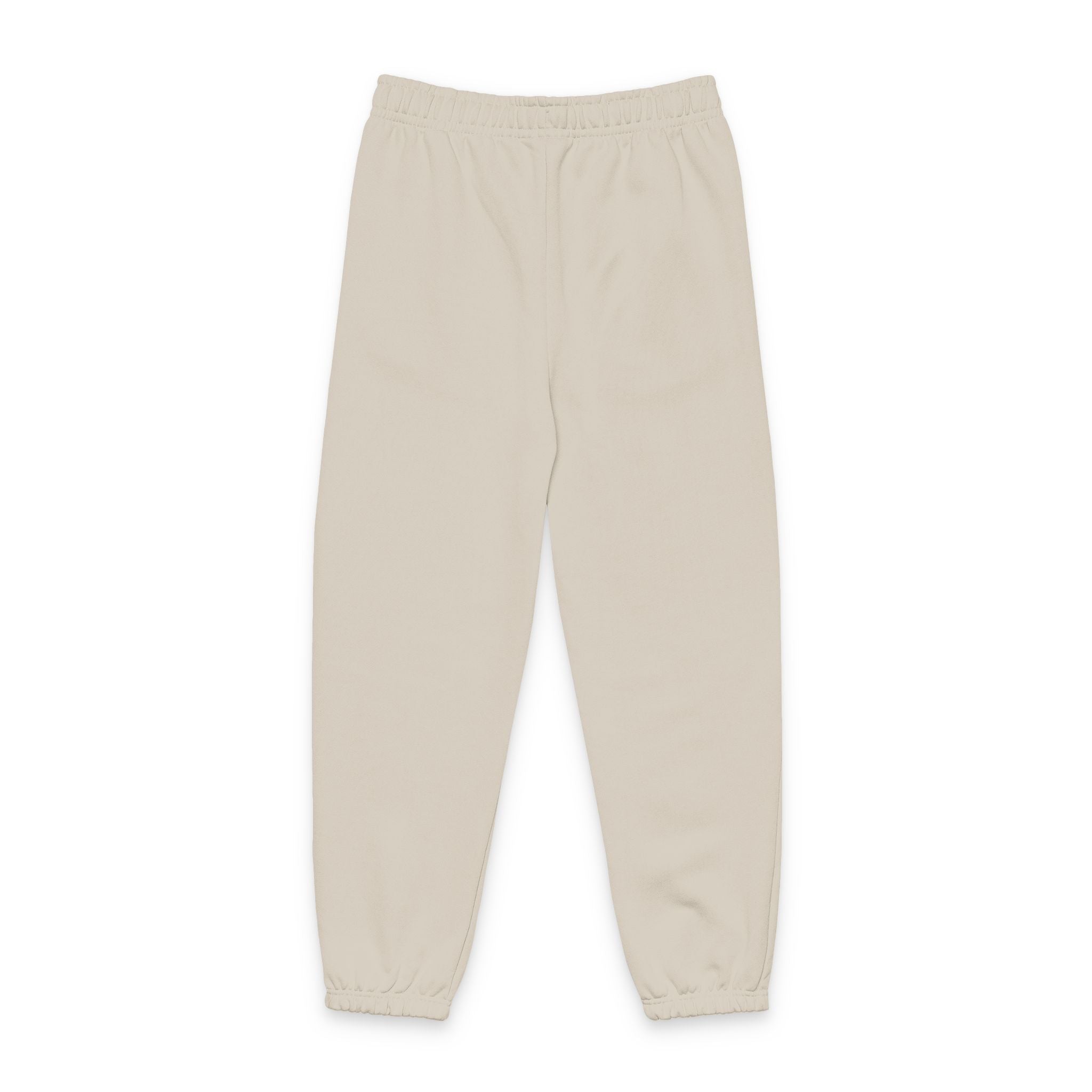 Sweatpants — 'HAPPY' Minimalist Joggers (Neutral Cozy Lounge Pants)