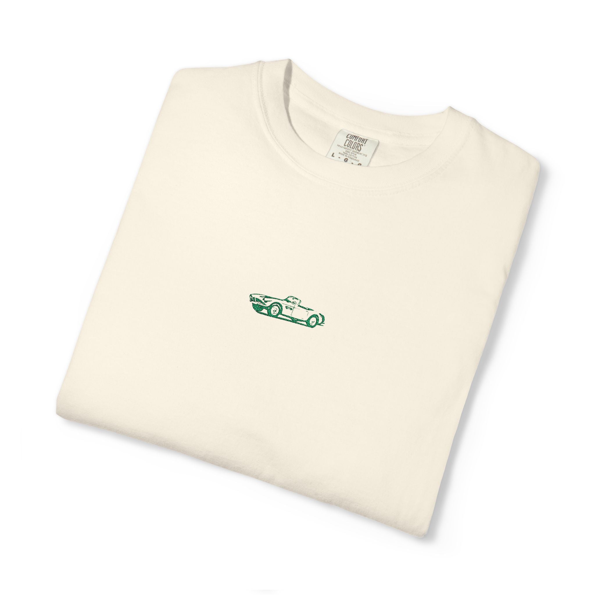 Vintage Green Surfboard T-Shirt — Small Chest Logo