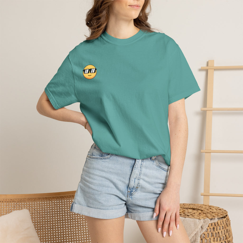 Vintage '96 Graphic Tee — Retro Number 96 Shirt with Sunglasses Emoticon