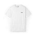 T-Shirt — Minimal "happy" Chest Script Tee