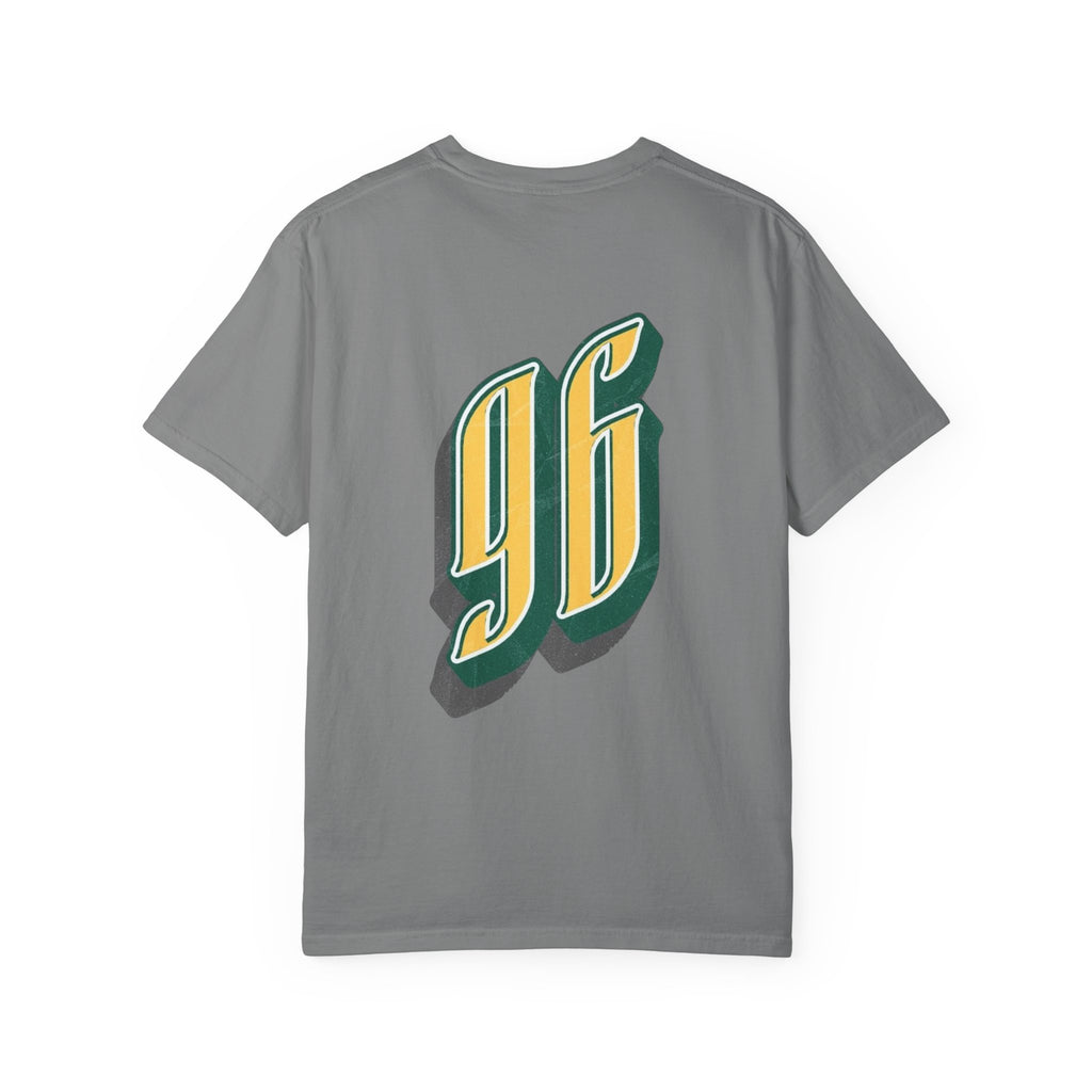 Vintage '96 Graphic Tee — Retro Number 96 Shirt with Sunglasses Emoticon