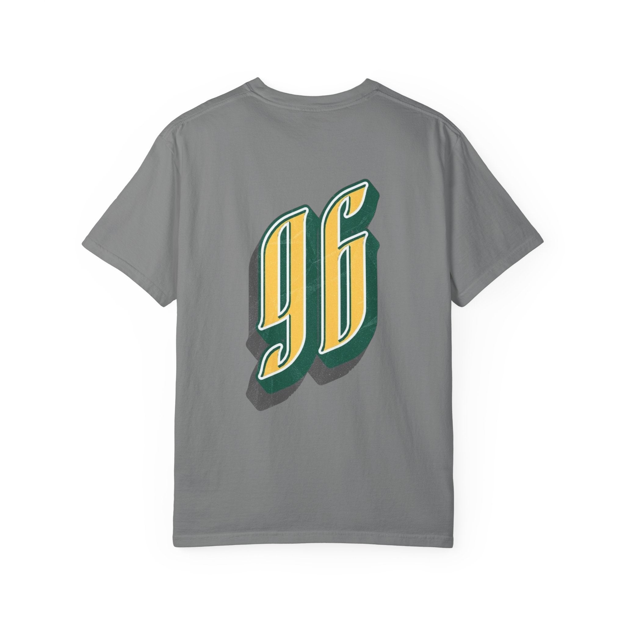 Vintage '96 Graphic Tee — Retro Number 96 Shirt with Sunglasses Emoticon